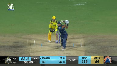 Q1: GT vs CSK – Dasun shanaka Six
