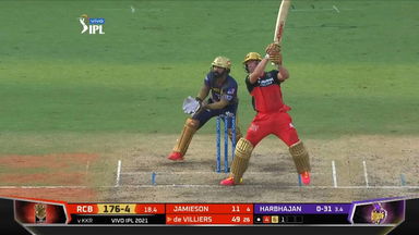 M10: RCB vs KKR   – AB de Villiers Six