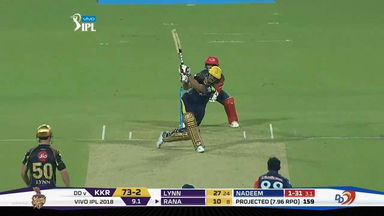 M13: KKR vs DD – Nitish Rana Six