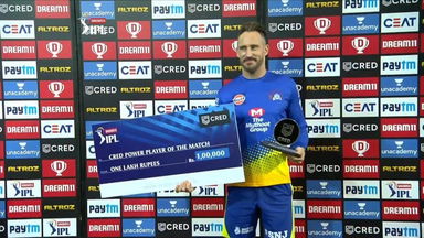 M53: CSK vs KXIP – CRED Power Player of the Match – Faf du Plessis