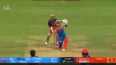 IPL 2025 M24: RCB vs DC - Tristan Stubbs Six