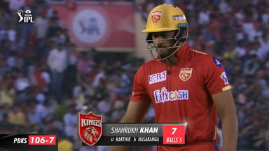 M27: PBKS vs RCB – Shahrukh Khan  Wicket