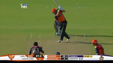M02: KKR vs SRH – Jonny Bairstow Six