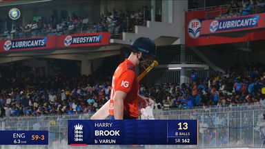 IND vs ENG 2025, 2nd T20I: Harry Brook Wicket