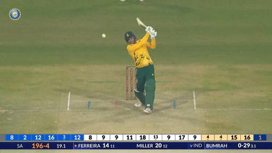 IND vs SA 2025, 2nd T20I: Donovan Ferreira Six