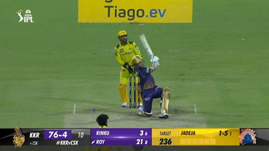 M33: KKR vs CSK – Jason Roy Six