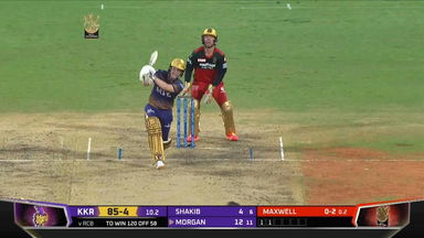 M10: RCB vs KKR   – Eoin Morgan Six