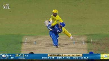 IPL 2026 M44: CSK vs MI - Ryan Rickelton Six