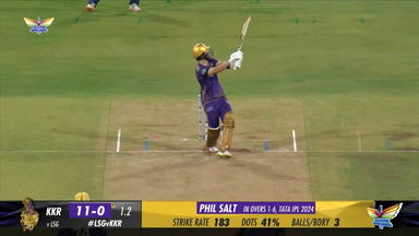 M54: LSG vs KKR – Phil Salt Six
