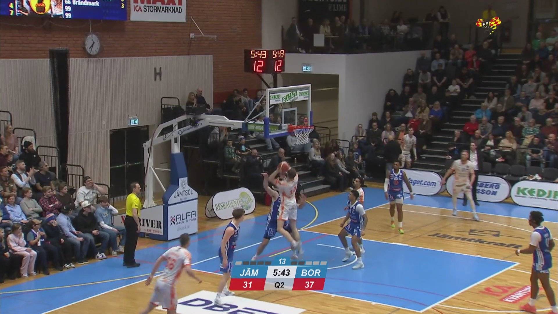 Borås 'Snodde' Chiến Thắng Quan Trọng, Soán Ngôi Á Quân Từ Tay Jämtland