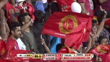 M16: RCB vs MI – Dinesh Karthik Six