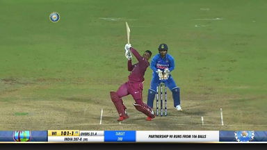IND vs WI 2019, 1st ODI: Shimron Hetmyer Six