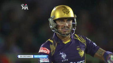 M19: SRH vs KKR – Manish Pandey Six