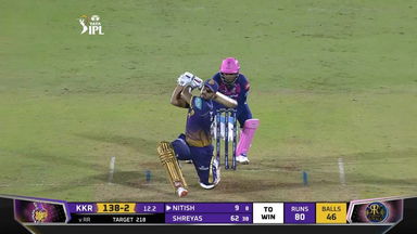 M30: RR vs KKR – Nitish Rana Six