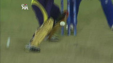 M40: KKR vs MI –  Gautam Gambhir Wicket