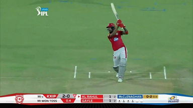 M34: KXIP vs MI – KL Rahul Six