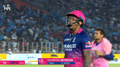 IPL 2026 M09: GT vs RR - Shimron Hetmyer Wicket