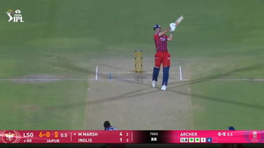 IPL 2026 M64: RR vs LSG - Mitchell Marsh Six