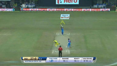 IND vs AUS 2017, 3rd ODI: Rohit Sharma Six