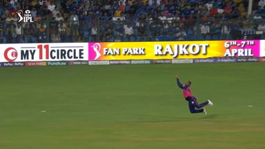 Speed, Timing & Reflexes! Hetmyer's pulls of a stunning catch