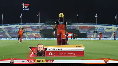Eliminator: SRH vs RCB – Moeen Ali Wicket