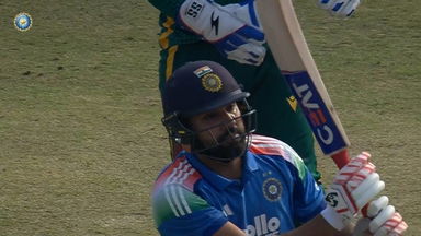 IND vs SA 2025, 1st ODI: Rohit Sharma Six