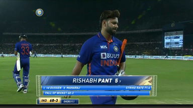 IND vs SA 2022, 2ND T20I: Rishabh Pant Wicket