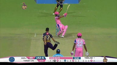 M43: KKR vs RR – Riyan Parag Six