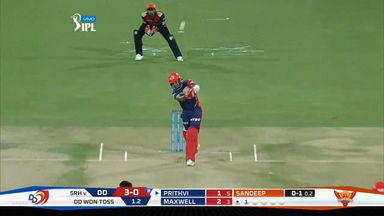 M36: SRH vs DD – Prithvi Shaw Six
