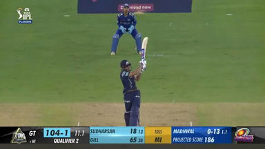 Q2: GT vs MI – Shubman Gill Six