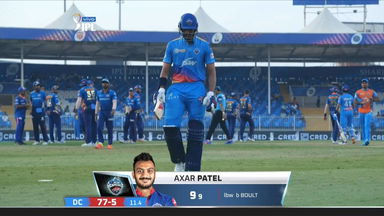 M46: MI vs DC – Axar Patel Wicket