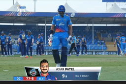 M46: MI vs DC – Axar Patel Wicket