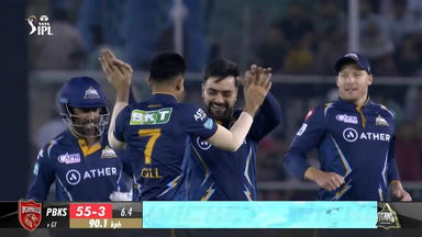 M18: PBKS vs GT – Fall of Wickets