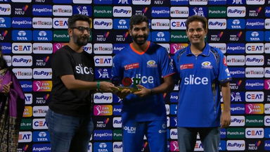 M25: MI vs RCB – Player of the Match – Jasprit Bumrah