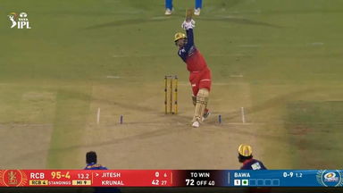 IPL 2026 M54: RCB vs MI - Jitesh Sharma Six