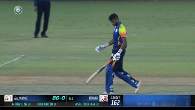 Syed Mushtaq Ali Trophy 2022: Urvil Patel's blistering knock of 84(37) for Gujarat