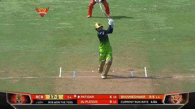 M54: SRH vs RCB – Rajat Patidar Six