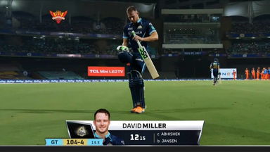 M21: SRH vs GT – David Miller Wicket