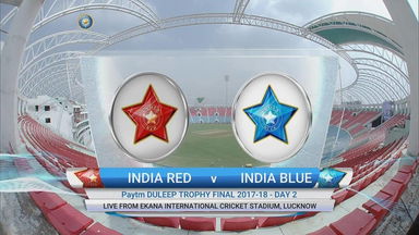 Duleep Trophy, 2017-18: India Red vs India Blue: Day 2 Highlights