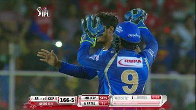 M18: RR vs KXIP – David Miller Wicket