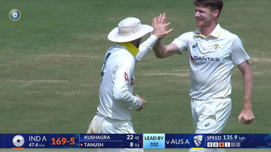 IND A vs AUS A 2026, 1st Test: India A 2nd Innings Fall of Wickets