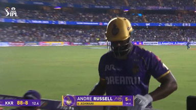 IPL 2025 M12: MI vs KKR - Andre Russell Wicket