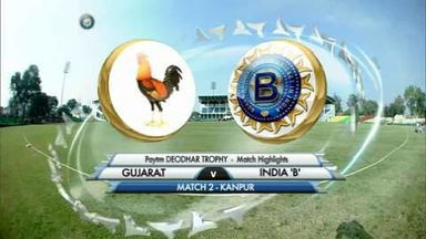 Prof DB Deodhar Trophy: Gujarat vs India B, Highlights