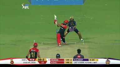 M35: KKR vs RCB – Moeen Ali Six
