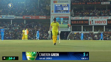 IND vs AUS 2022, 2ND T20I: Cameron Green Wicket