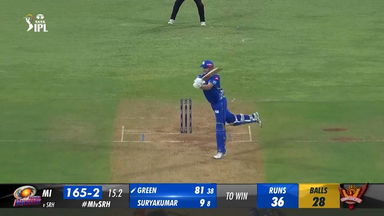 M69: MI vs SRH –  Cameron Green  Six