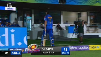 Eliminator: LSG vs MI – Tim David Wicket