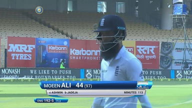 IND vs ENG 2016 - 5th Test day 5 : Moeen Ali Wicket