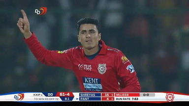 Mujeeb's carrom-ball foxes Pant