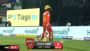 M21: LSG vs PBKS – Atharva Taide Wicket